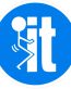 FUCK IT CIRCLE DIGITAL STICKER - BLUE