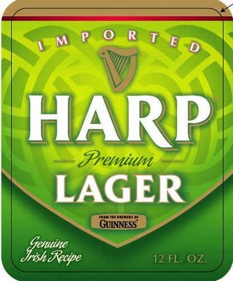 Harp Lager Label