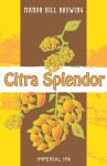 MANOR HILL Citra-Splendor-LOGO BOOZE STICKER