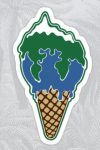 Melting earth STICKER