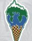 Melting earth STICKER