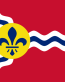 Missouri St Louise City Flag Decal