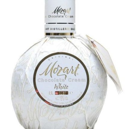 Mozart Chocolate White Liqueur Bottle