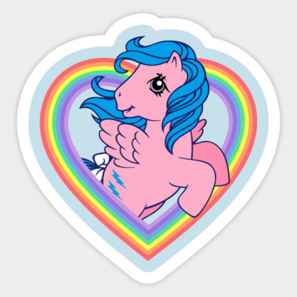 my little pony heart sticker 2