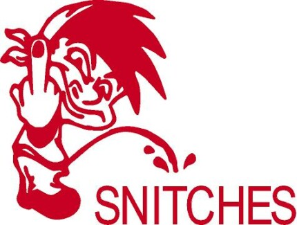 PEEON SNITCHES DIE CUT DECAL