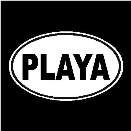 Playa Oval Decal