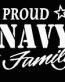PROUD Military Stickers NAVY FAMILY
