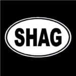 Shag Oval Decal