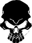 Skull Vinyl Decal Sticker 14