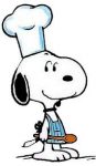 SNOOPY COOK STICKER