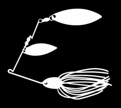 Spinner Bait Vinyl Fishing Sticker