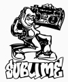 Sublime Old school Band Vinyl sticker