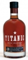 Titanic Irish Whiskey Bottle Shape Sticker RED Bottle Shaped Sticker