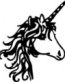 Unicorn Head Vinyl Die Cut decal Sticker