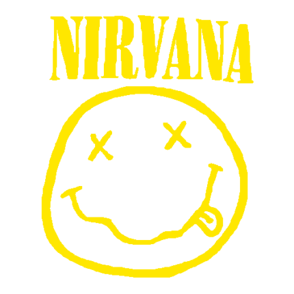 Nirvana Auto Sticker