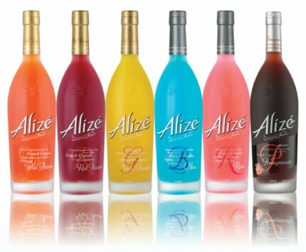 Alize Liqueur Bottles Rectangular Decal