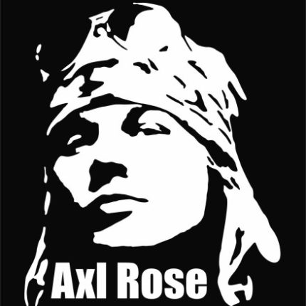 Axl Rose Die Cut Vinyl Decal Sticker