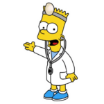 bart-simpson-DOCTOR Sticker