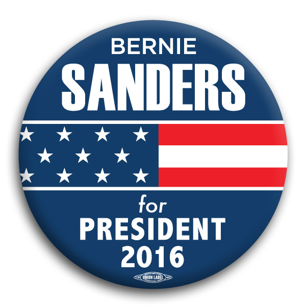 BERNIE 2016 ROUND STICKER