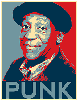 Bill Cosby  PUNK  hope poster Sticker