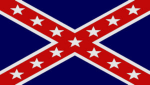 blue rebel flag sticker
