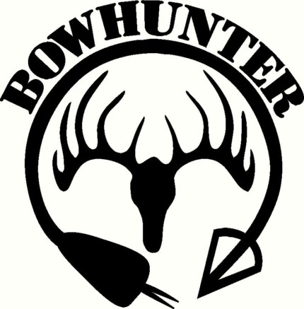 bow hunter hunting decal 66