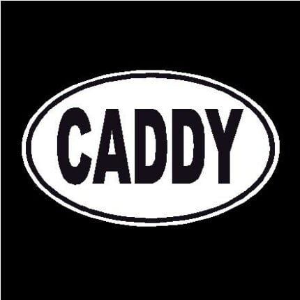 Caddy Oval Decal