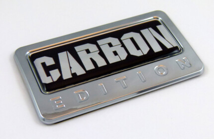 Carbon Edition 3D Chrome Auto Emblem