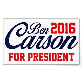 CARSON 2016 bumper sticker