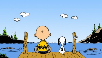 Charlie Brown and Snoopy Color Decal
