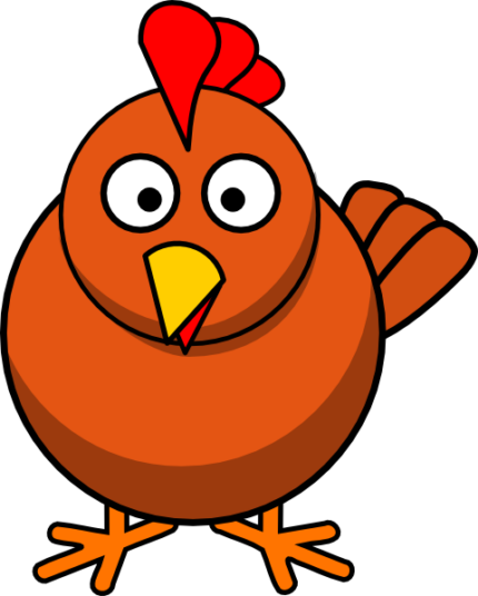 Chicken Color Decal