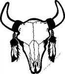 Cow Skull Decal2