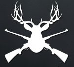 deer-hunting-rifles-DIE CUT decal-sticker