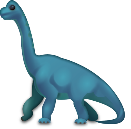 DINOSAUR Brachiosaurus_Iphone_Emoji