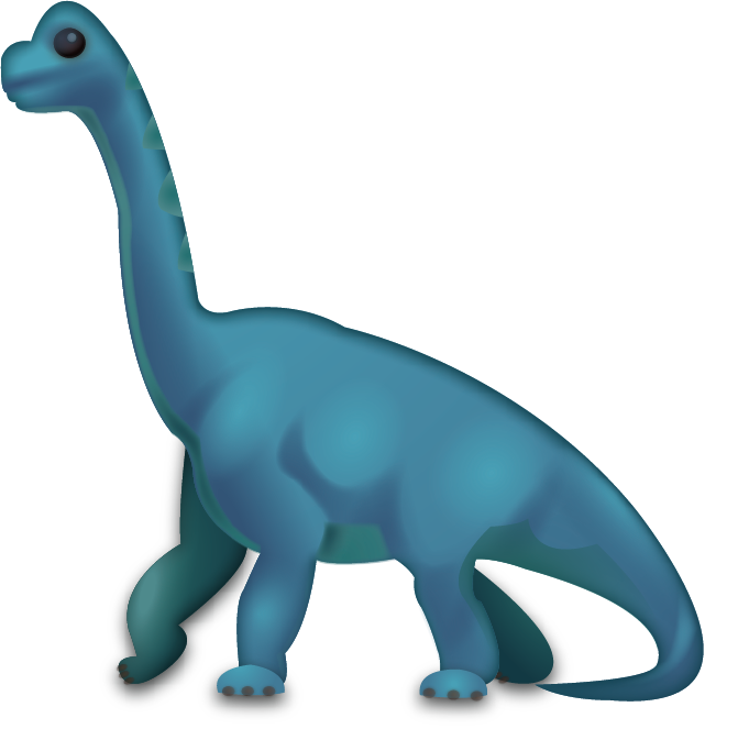 DINOSAUR Brachiosaurus_Iphone_Emoji