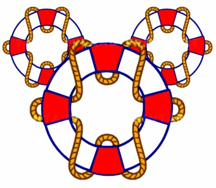 disney cruise ship life preserver logo sticker