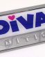 diva special edition adhesive chrome emblem