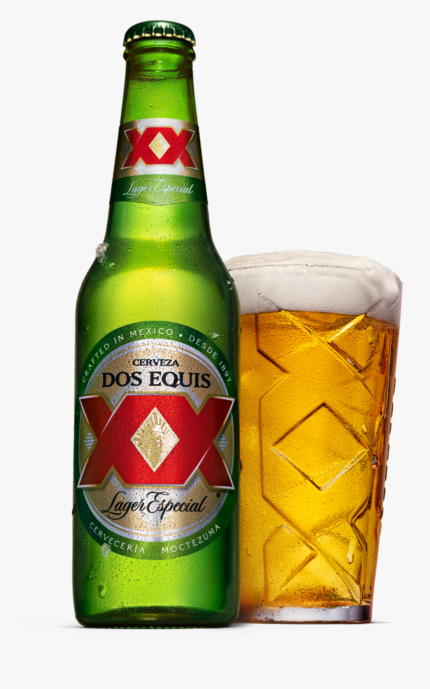 Dos Equis Bottle and Glass Sticker