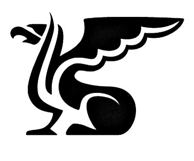 dragon griffin-logo sticker