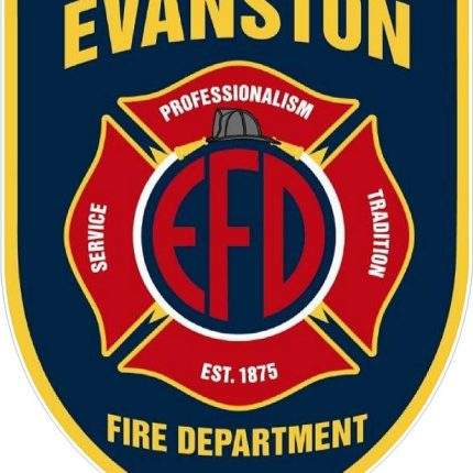 Evanston Fire Department Logo Sticker