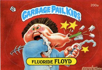 Fluoride FLOYD Funny Sticker Name Decal