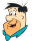 fred flinstone vintage sticker decal