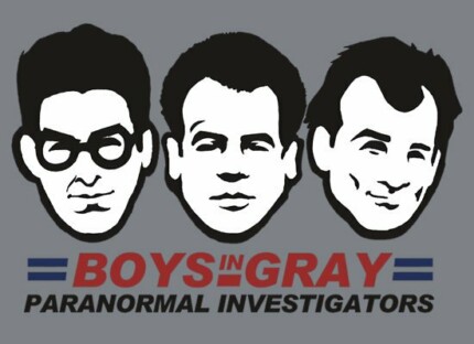 Ghost Busters Boys in Gray Sticker