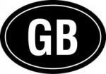Great Britain Oval Sticker