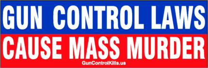 gun control kills bumper sticker