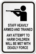 Heavily Armed Staff Sticker