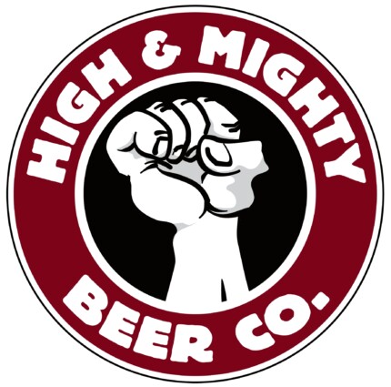 High and Mighty Logo Sticker