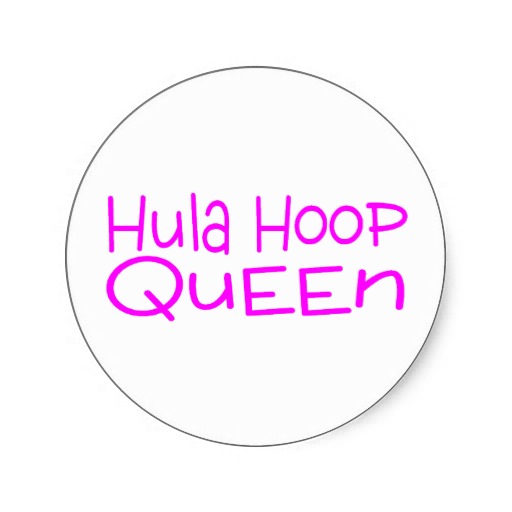Hula Hoop Queen Sticker