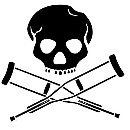 Jackass Skull Band Vinyl Decal Stickers