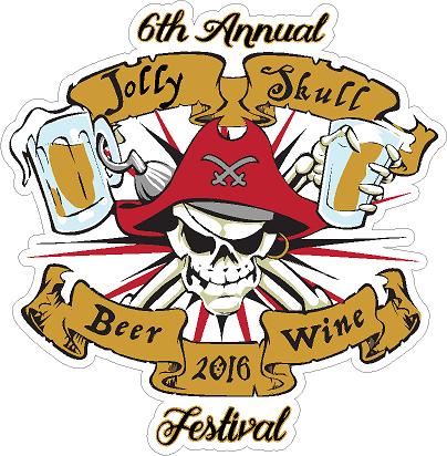 Jolly Skull Festival Logo Decal